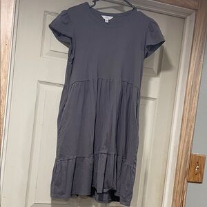 Girls grey dress with pockets